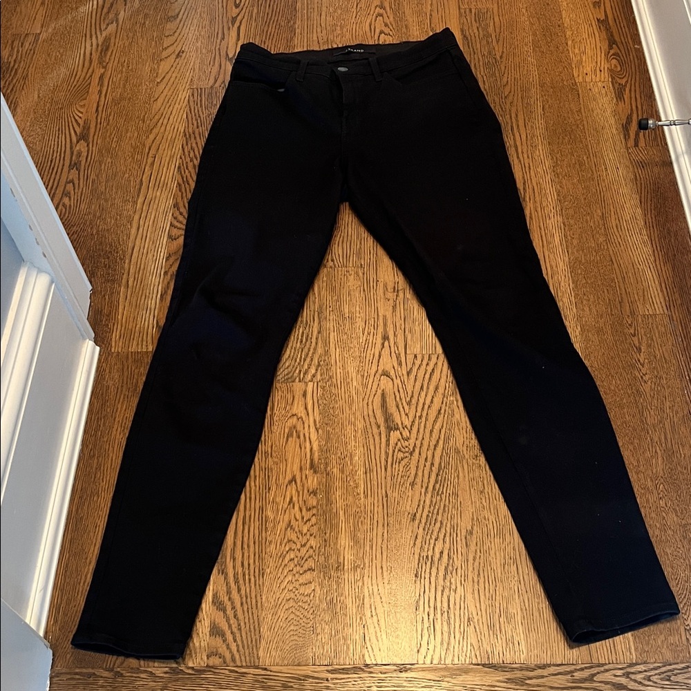 J Brand Stylish Black Zippered Pants